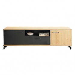 TV komoda MADISON ST-07 (Juoda/Dab biszkoptowy) 160 cmNAUJIENA